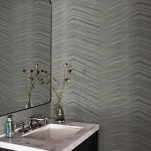 After Eight Glistening Chevron DT5052 York Papel Pintado