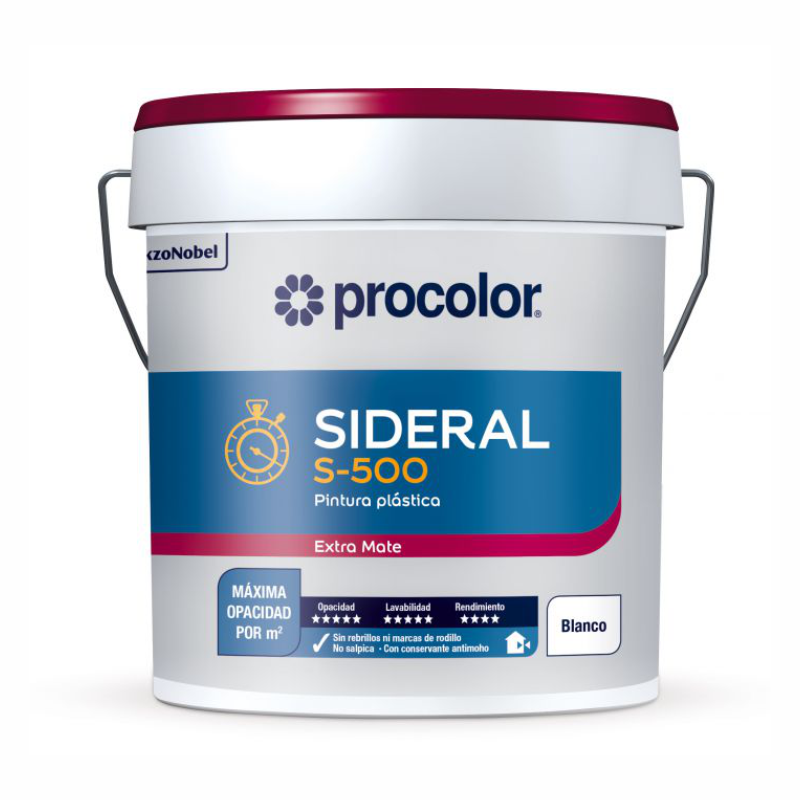 Sideral S-500 Blanco - Pintura plástica profesional Procolor