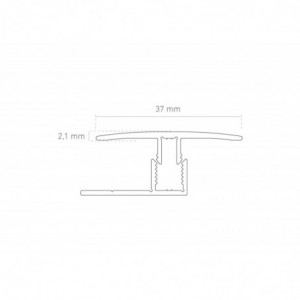 Perfil Expansión de Color a Juego 37mm x 2,1mm x 2,4 m