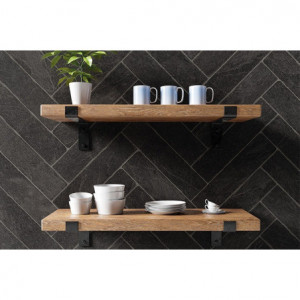 Parquet Negro, Suelo laminado Faus Stone Effects S180130