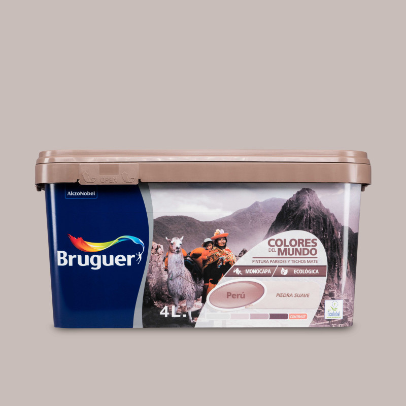 Perú Piedra Suave - Colores del Mundo, Pinturas plástica monocapa ecológica