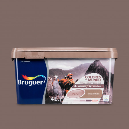 Perú Piedra Natural - Colores del Mundo, Pinturas plástica monocapa ecológica