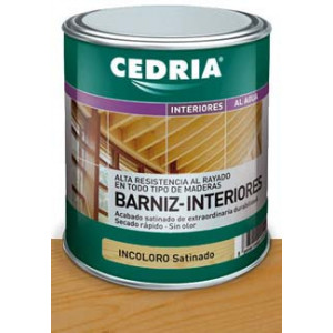 Cedria Barniz Interiores Castaño / Cerezo