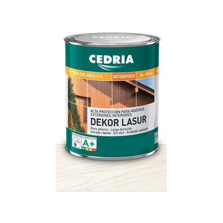 Cedria Dekor Lasur Blanco Tráfico