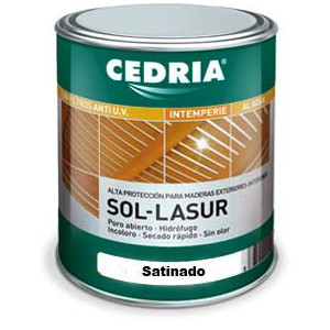Cedria Sol Lasur Satinado Incoloro
