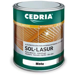 Cedria Sol Lasur Mate Incoloro