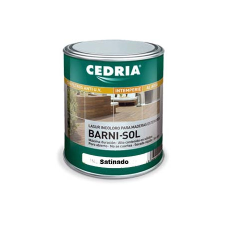 Cedria Barni Sol Satinado Incoloro