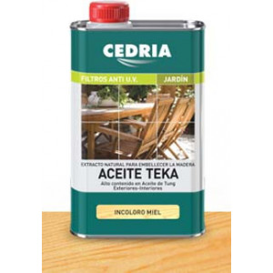 Cedria Aceite de Teka Incoloro Miel