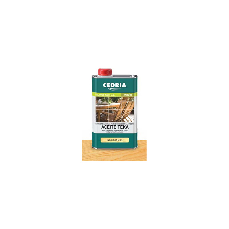 Cedria Aceite de Teka Incoloro Miel