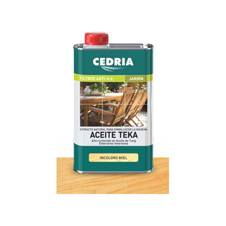 Cedria Aceite de Teka Incoloro Miel