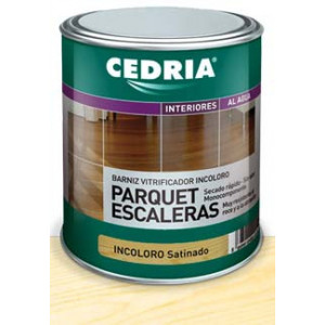 Cedria Barniz Parquet Escaleras Satinado Incoloro