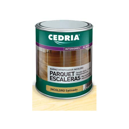Cedria Barniz Parquet Escaleras Satinado Incoloro