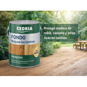 Cedria Fondo Bloqueador de Taninos para Madera | Protección Antimanchas