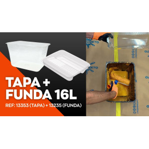 Tapa para Cubeta 16 L, Pentrilo 13353: ideal para proteger y almacenar tus materiales de manera eficiente.