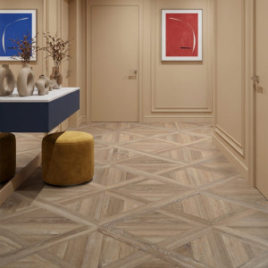 Suelo laminado Faus Masterpieces Normandie Brun, elegancia y durabilidad para transformar tu espacio con estilo.