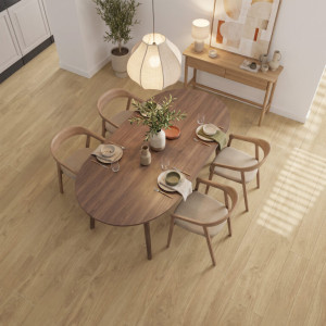 Roble Crema, suelo laminado Faus Harmony S186798, ideal para dar calidez y estilo a tus espacios. ¡Descúbrelo ya!