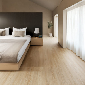 Roble Marfil, suelo laminado Faus Prestige S186996, elegancia y durabilidad para tus espacios. ¡Transforma tu hogar hoy!