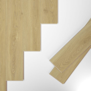 Suelo laminado Faus Cosmo 4V Roble Miami, elegante y duradero, ideal para transformar tu hogar con estilo.