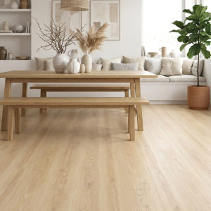 Suelo laminado Faus Cosmo 4V Roble Oslo 4V, elegante y duradero, ideal para transformar tus espacios con estilo.