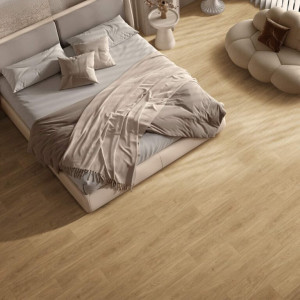 Suelo laminado Faus Serenity S186804 Roble Cocoa, elegancia y durabilidad para tus espacios. ¡Transforma tu hogar hoy!